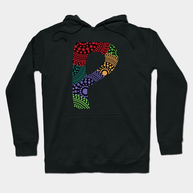 P Aboriginal Art Hoodie by Food in a Can